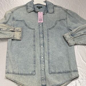 Wild Fable Light Blue Jean Jacket